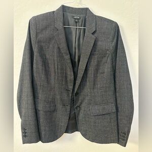 APT. 9 Black & White Check One-Button Blazer Size 10